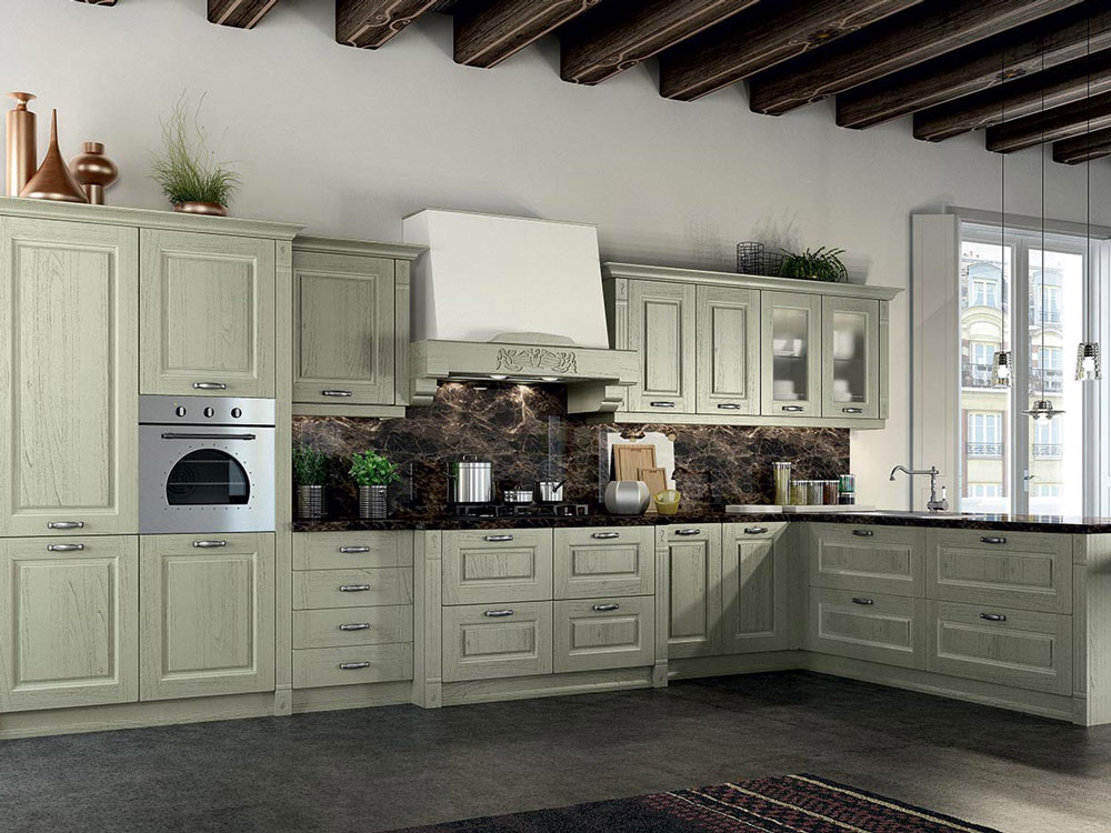 Cucina Classica in Legno Massello